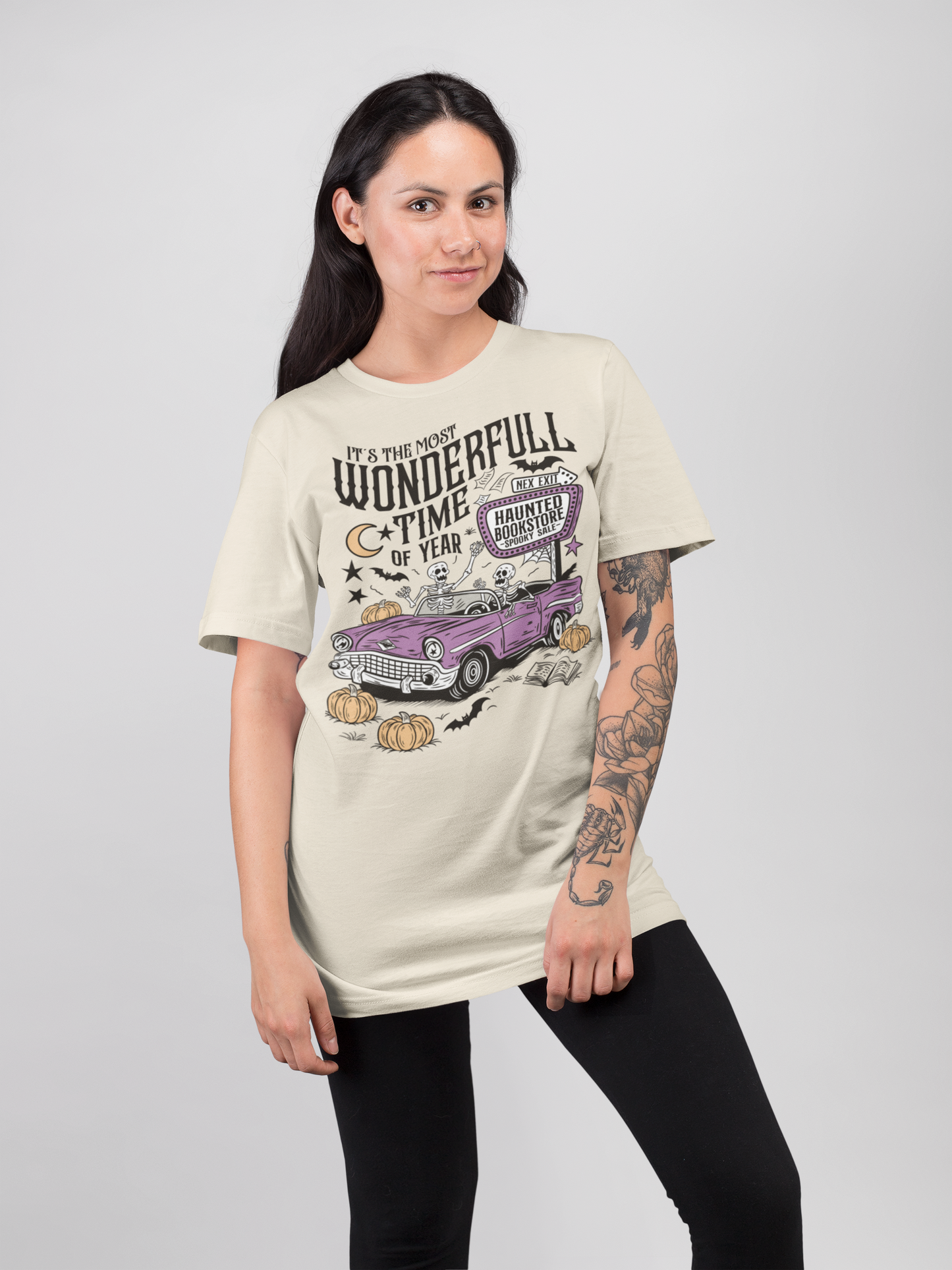 Playera Auto Calaca - Halloween