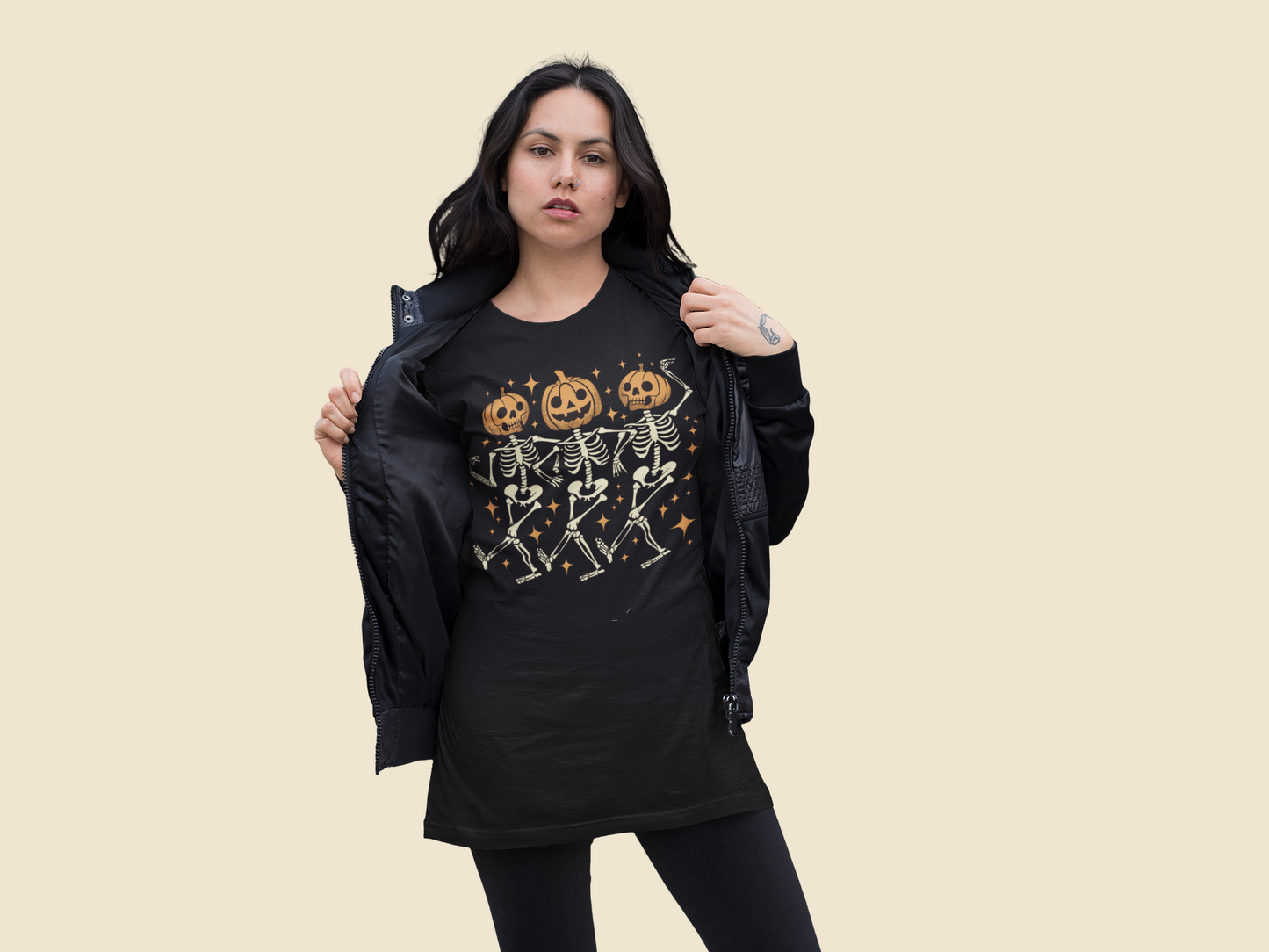 Playera Calacas Dance - Halloween