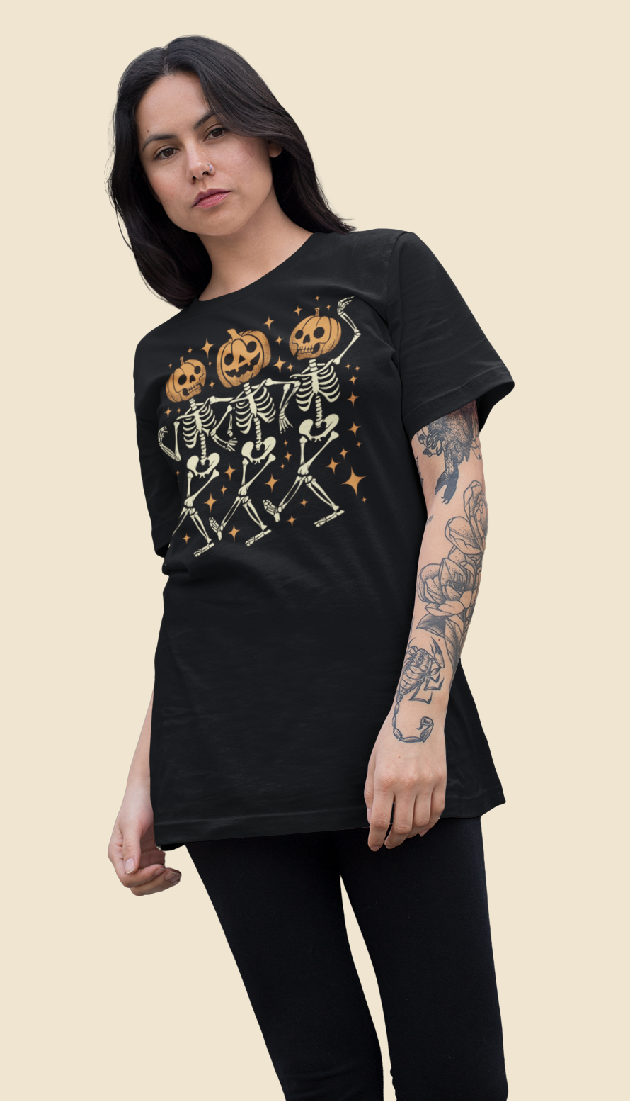 Playera Calacas Dance - Halloween