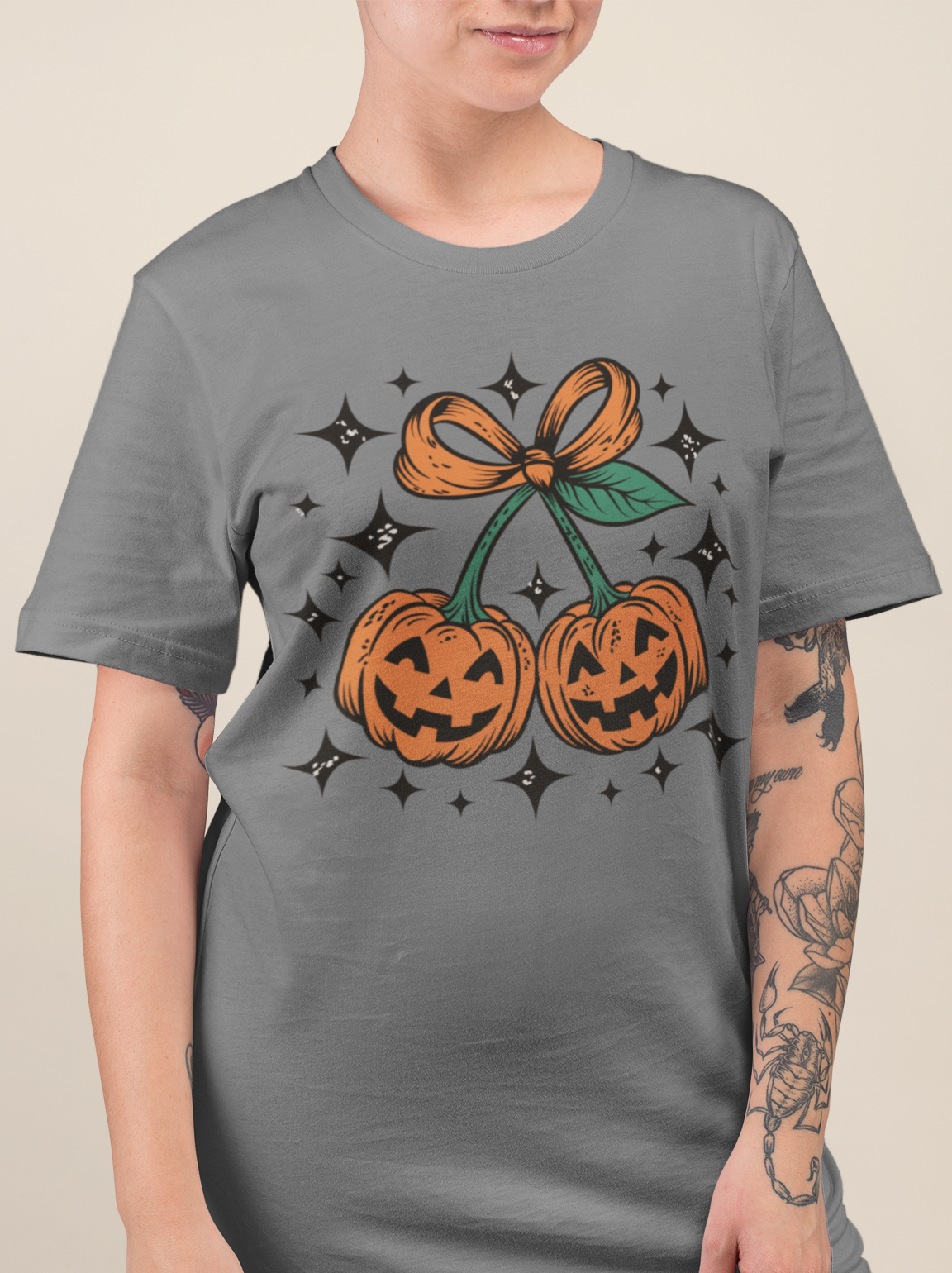 Playera Dos calabazas - Halloween