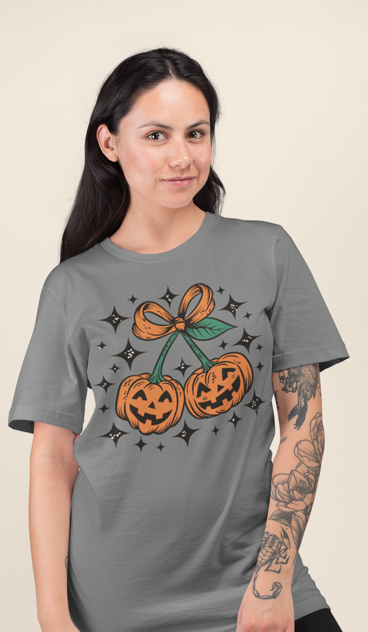 Playera Dos calabazas - Halloween