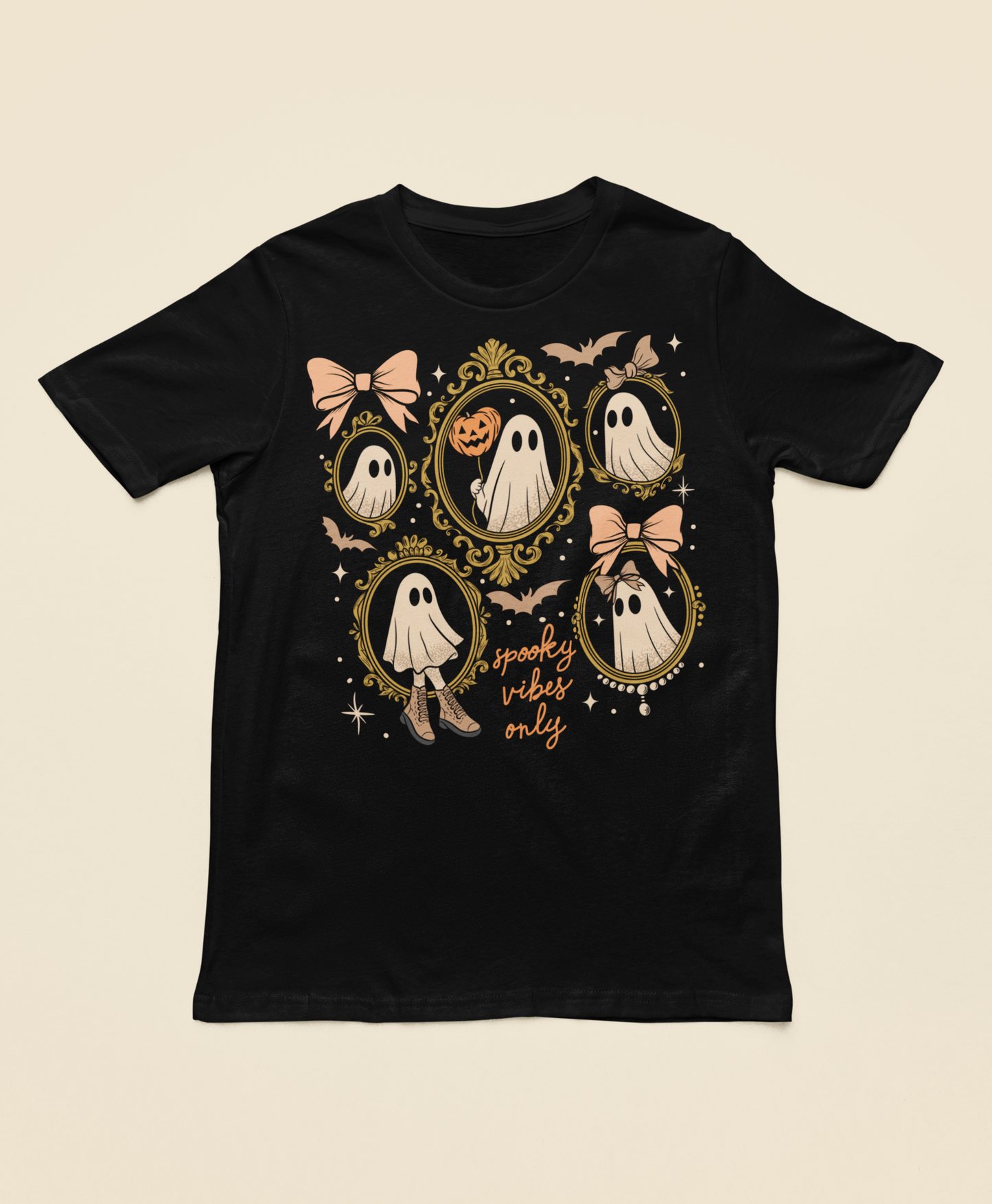 Playera Fantasmas en el Espejo - Halloween