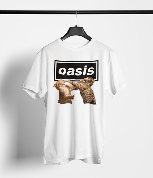 Playera Oasis edición especial – Gatos Rockstars 🐾🎸
