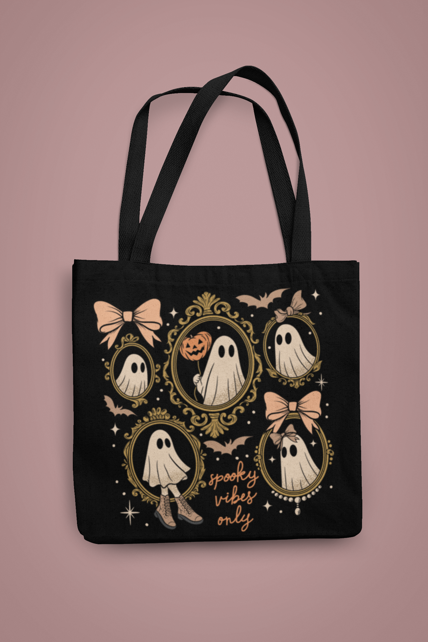 Tote bag Spooky vibes only
