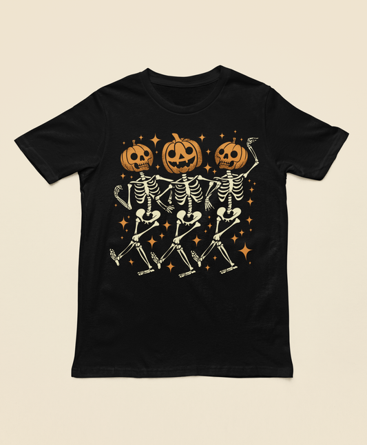 Playera Calacas Dance - Halloween