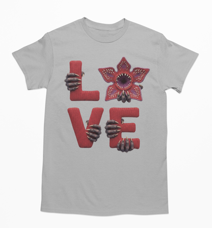 Playera unisex Love stranger en 4 colores disponibles