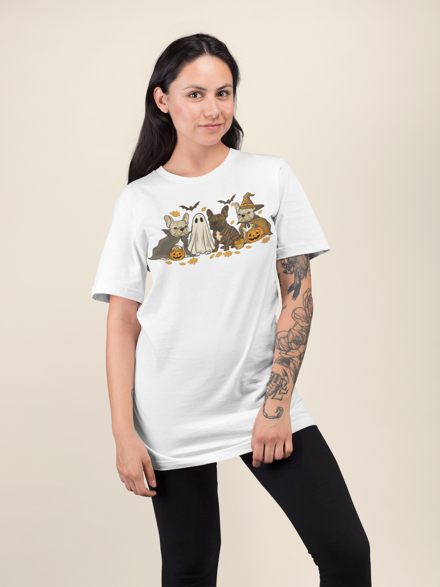 Playera Perritos Frenchys - Halloween