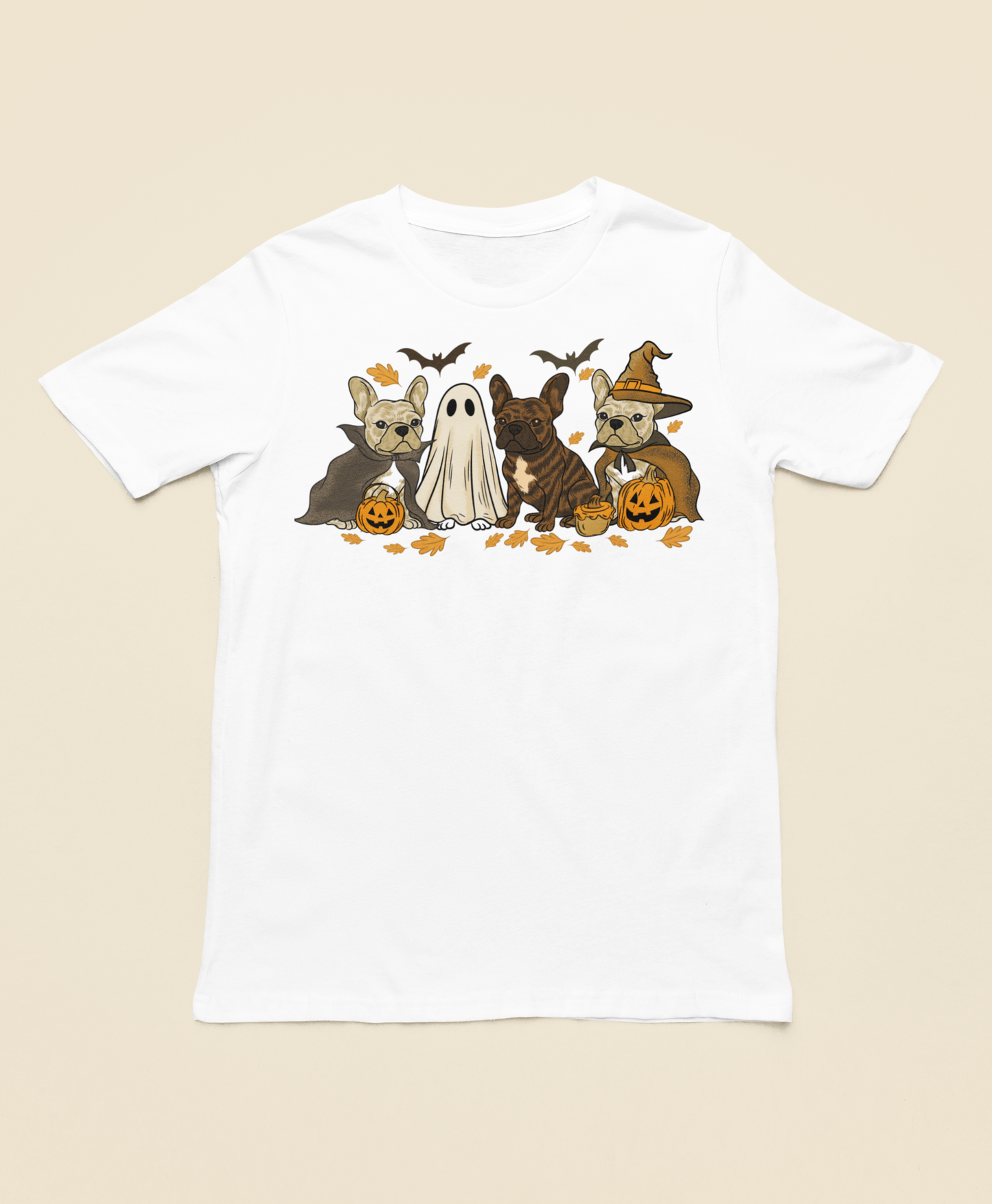 Playera Perritos Frenchys - Halloween