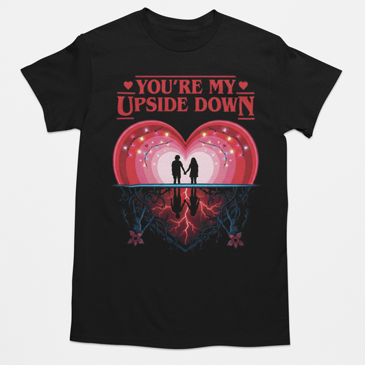 Playera You’re my upside down unisex color negro en todas las tallas