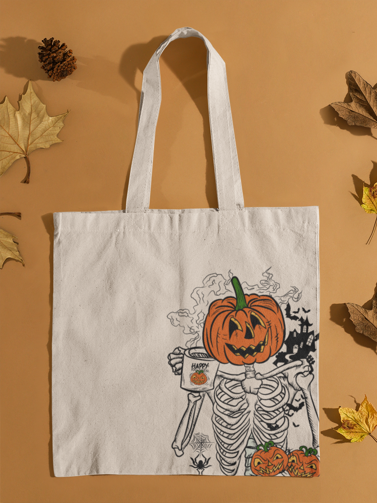 Tote Bag Calaca drink coffe