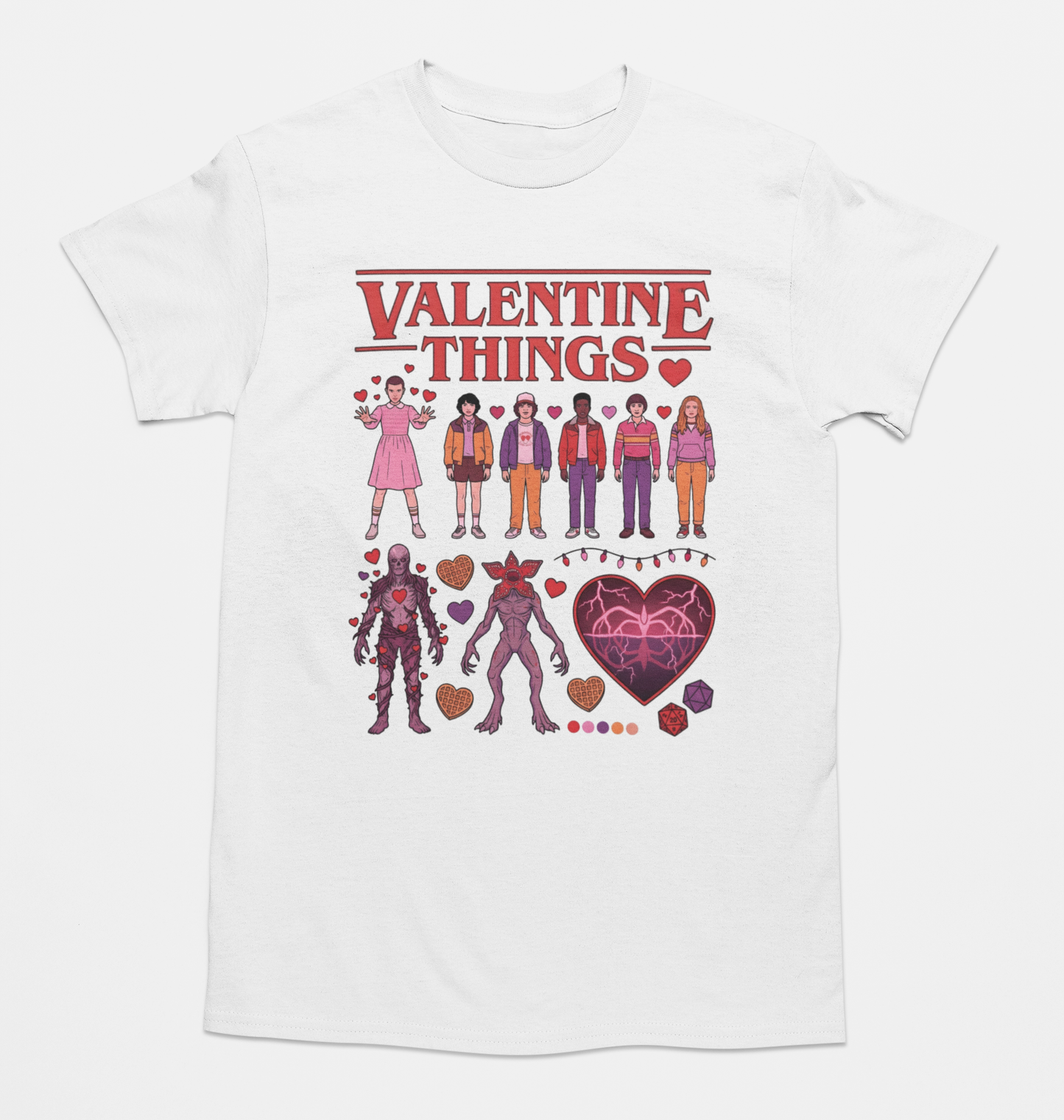 Playera Valentine Things unisex en varios colores