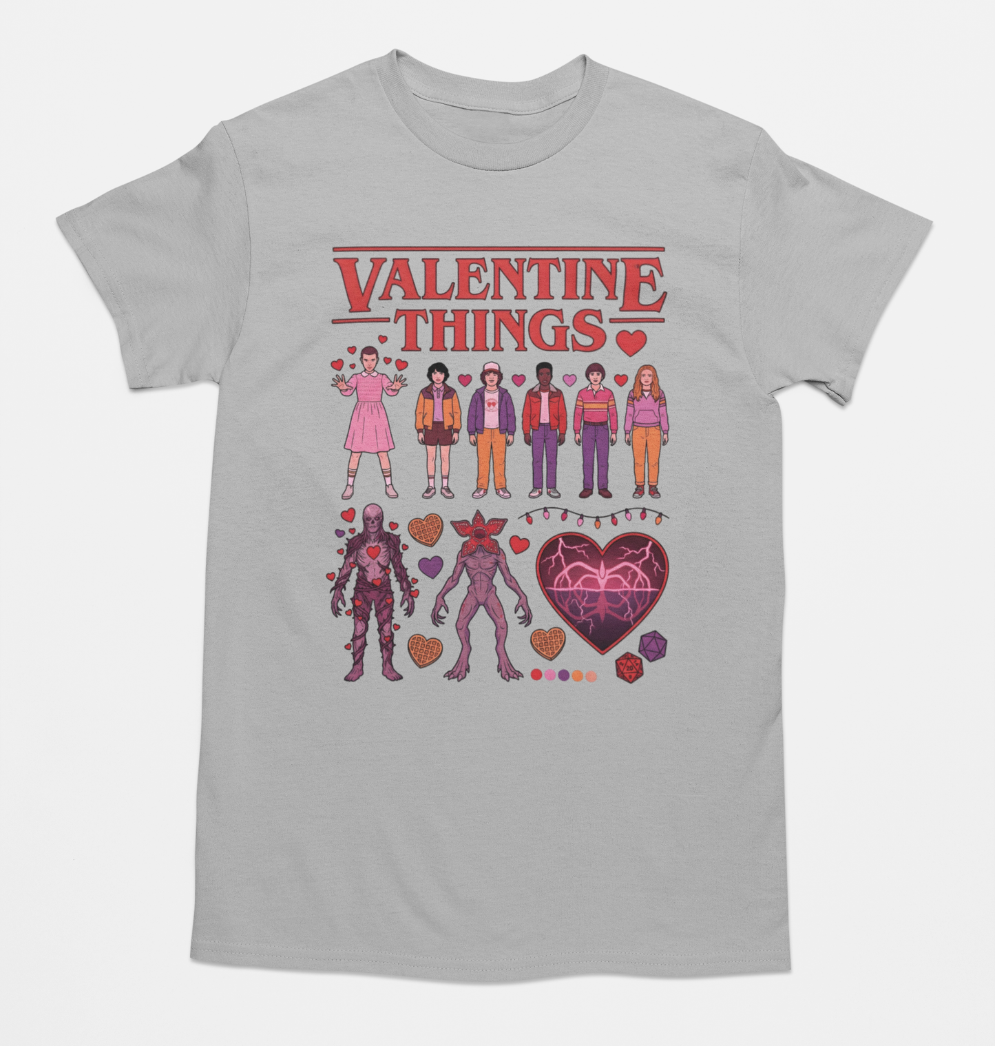 Playera Valentine Things unisex en varios colores