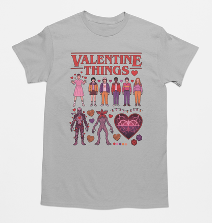 Playera Valentine Things unisex en varios colores