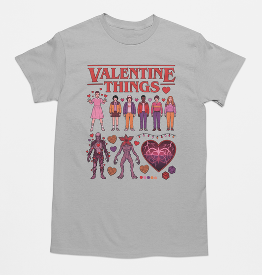 Playera Valentine Things unisex en varios colores