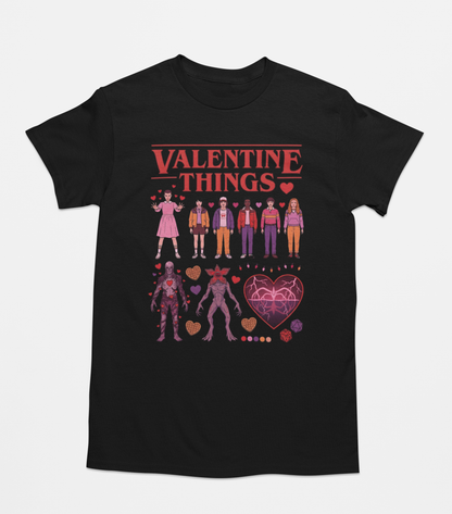 Playera Valentine Things unisex en varios colores