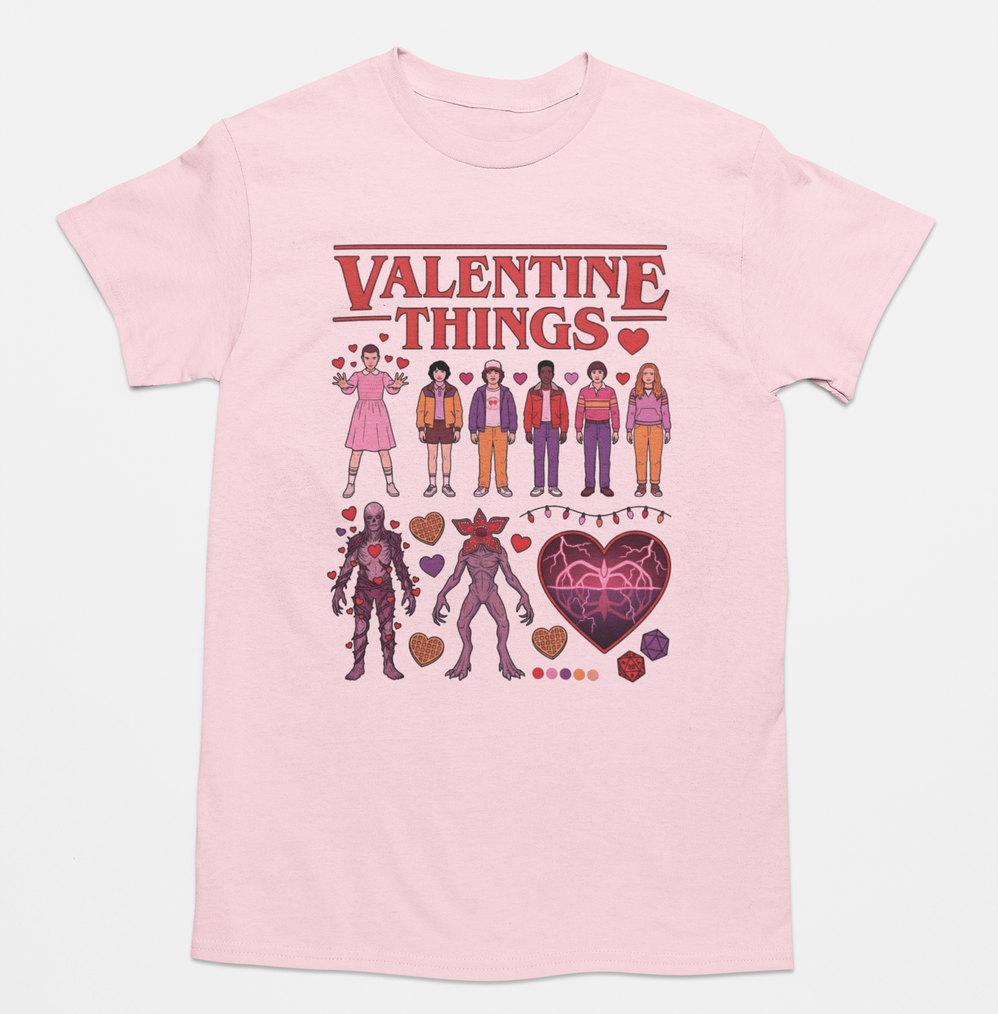 Playera Valentine Things unisex en varios colores